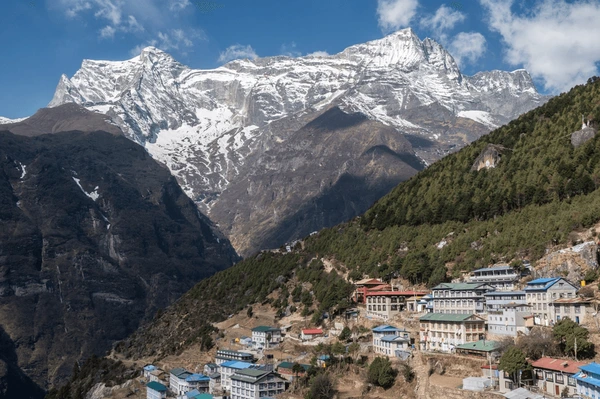 view of namche bazaar