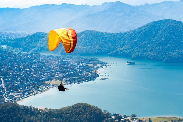 paragliding in pokhara