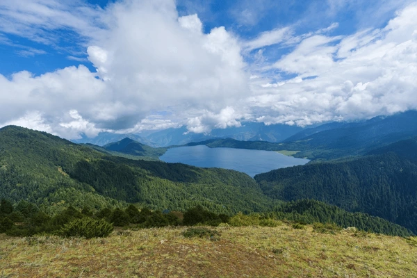 rara national park and hills around it